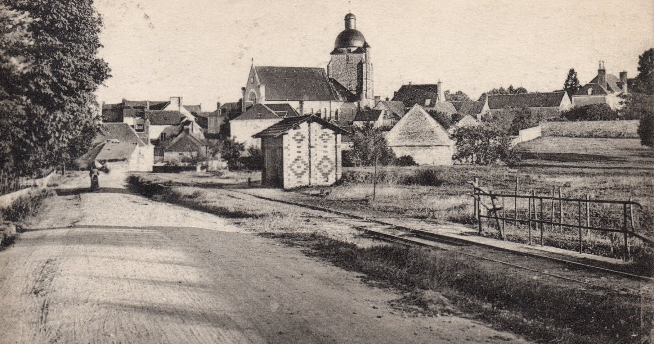 Gare du Cherré Tramways de la Sarthe ligne de La Ferté à Montmirail